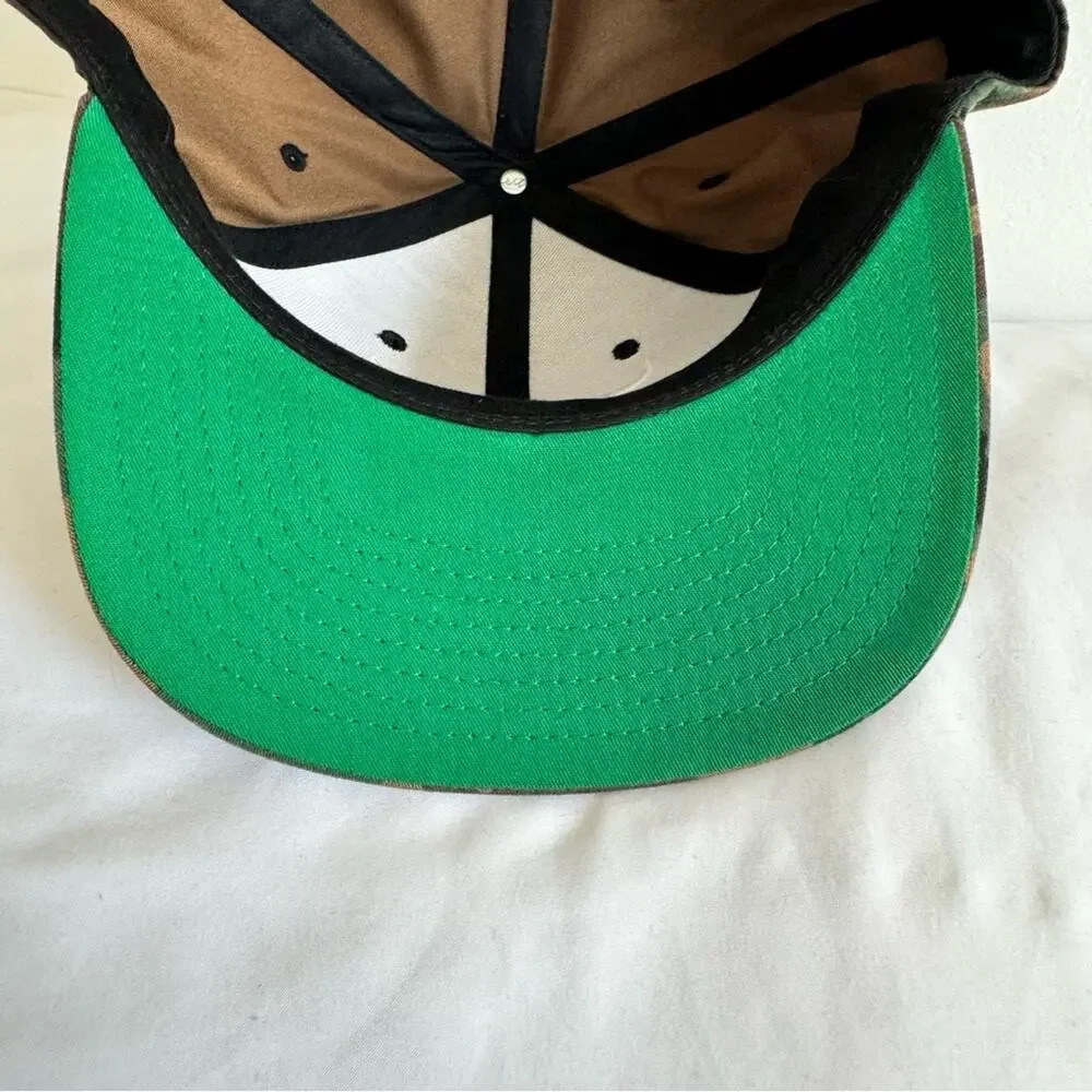 Yupoong The Classics LONGHORN SKULL Camouflage Adjustable Snapback Cap ‎ for Men - Picture 7 of 7